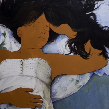 الاكريليك على قماش